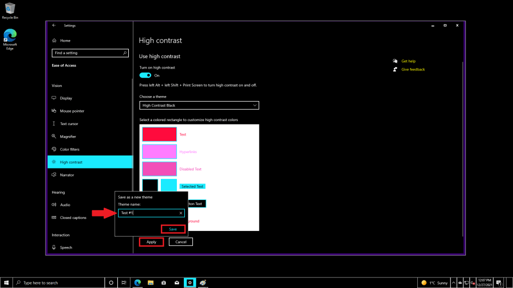 如何在Windows10和Windows11上啟用、禁用和創(chuàng)建自定義高對比度主題