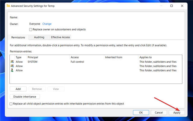 安裝程序在 Windows 11 中遇到意外錯誤 2203處理方法