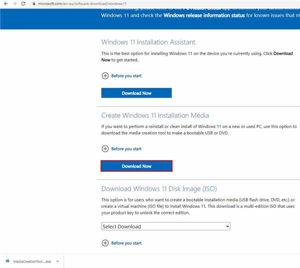 如何下載 Windows 11 Media Creation Tool 及其用
