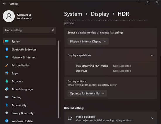 win11自動(dòng)hdr不起作用怎么辦?Win11自動(dòng) HDR失效修復(fù)方法