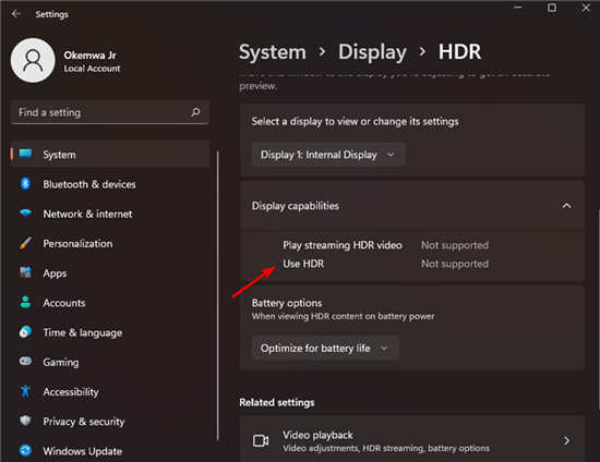 win11自動(dòng)hdr不起作用怎么辦?Win11自動(dòng) HDR失效修復(fù)方法