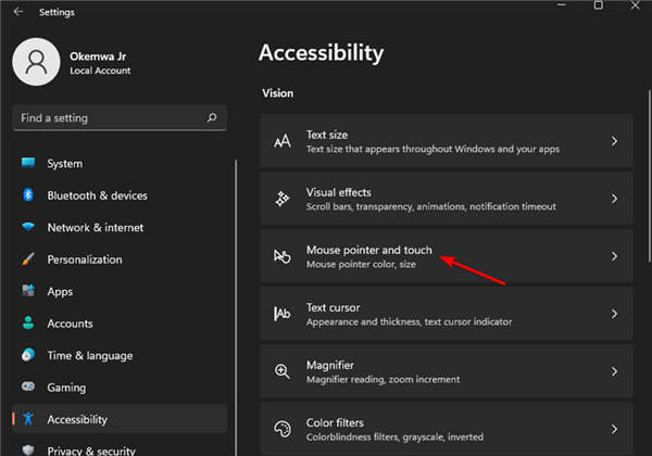如何在 Windows 11 中將光標設(shè)置為暗模式