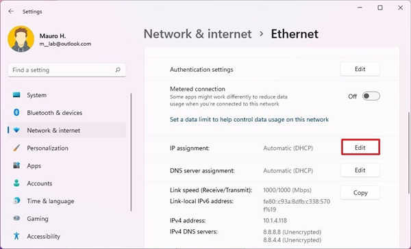 如何在Windows11上配置動(dòng)態(tài)IP地址