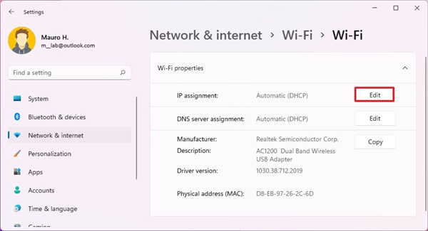 如何在Windows11上配置動(dòng)態(tài)IP地址