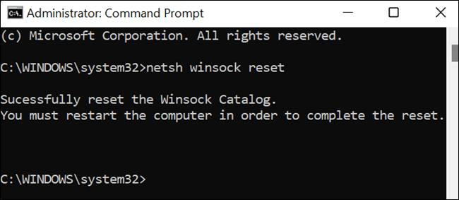 如何（以及為什么）在Windows上執(zhí)行netsh?winsock重置