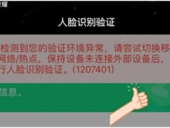 王者榮耀人臉識(shí)別環(huán)境異常1207401怎么解決