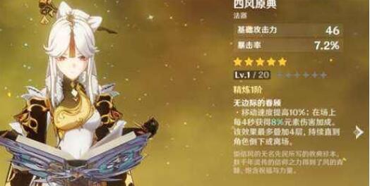 原神風(fēng)行迷蹤角色選擇推薦