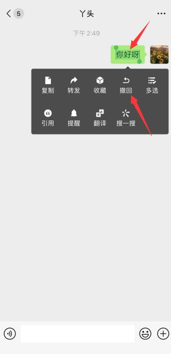 發(fā)錯的微信消息過了時間怎么撤回(2)