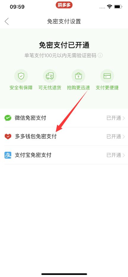 怎樣取消拼多多免密支付功能(4)