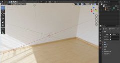 blender2.9怎么制作日式左右推拉窗簾效果的