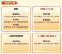 2021天貓618活動(dòng)什么時(shí)候開(kāi)始-2021年618活動(dòng)