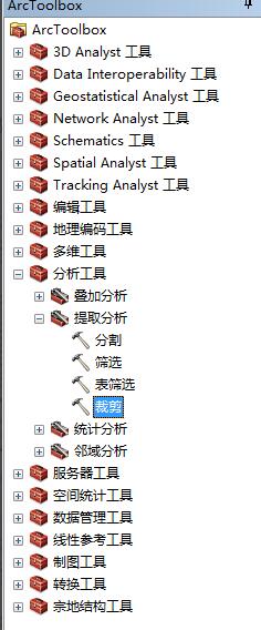 ArcGIS中如何對(duì)矢量數(shù)據(jù)裁剪？