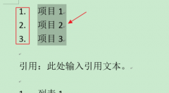 word怎么設(shè)置項(xiàng)目編號(hào)左側(cè)