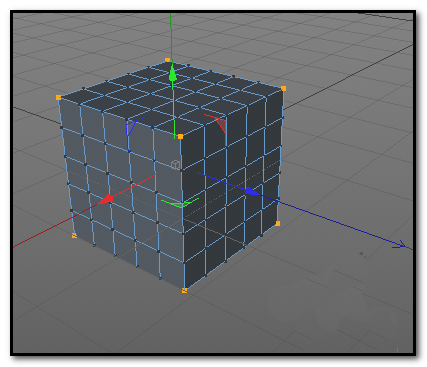 c4d中立方體制作倒角的具體操作流程