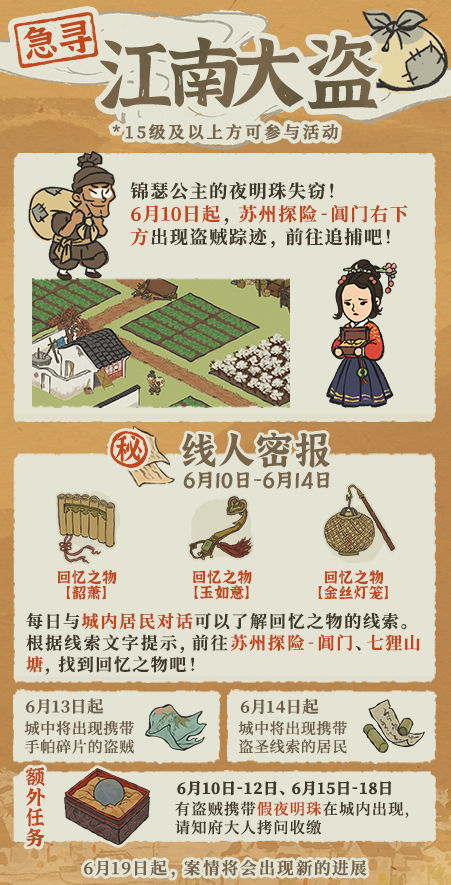 《江南百景圖》江南大盜活動(dòng)攻略