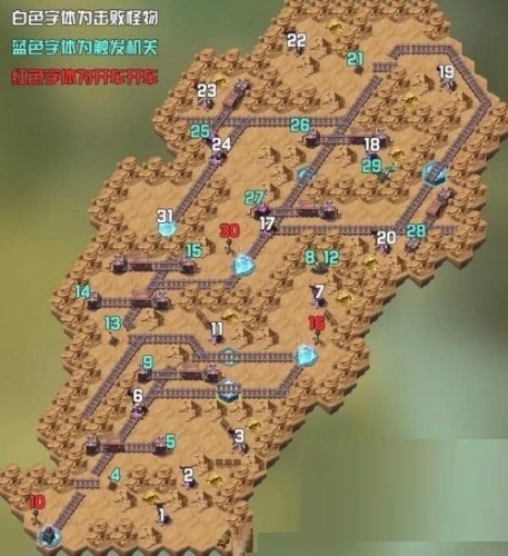 劍與遠(yuǎn)征旋沙軌道怎么玩？劍與遠(yuǎn)征旋沙軌道地圖路線截圖