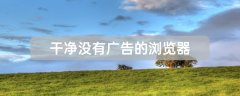 電腦干凈沒有廣告的瀏覽器推薦