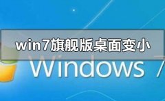 win7旗艦版重裝系統(tǒng)后桌面變小怎么解決