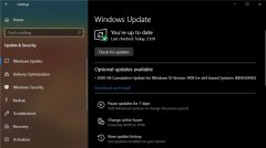 win10 1909更新補丁KB4550945可選推送 修復大