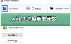 win10亮度調(diào)節(jié)無效怎么辦