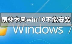 下載的雨林木風(fēng)win10系統(tǒng)不能安裝怎么解
