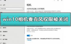 win10相機麥克風(fēng)權(quán)限被關(guān)閉怎么辦詳細教