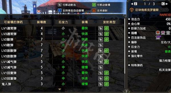 《怪物獵人崛起》重弩如何配裝？曙光散彈重弩配裝推薦