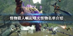 《怪物獵人崛起》怪物名單有哪些？曙光
