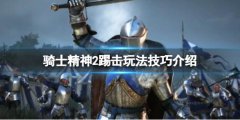 《騎士精神2》踢擊有什么技巧？踢擊玩法