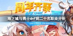 《地下城與勇士》110職業(yè)排名是什么？