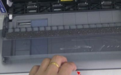 映美打印機色帶怎么換