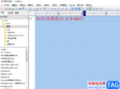 editplus設置默認編碼的教程