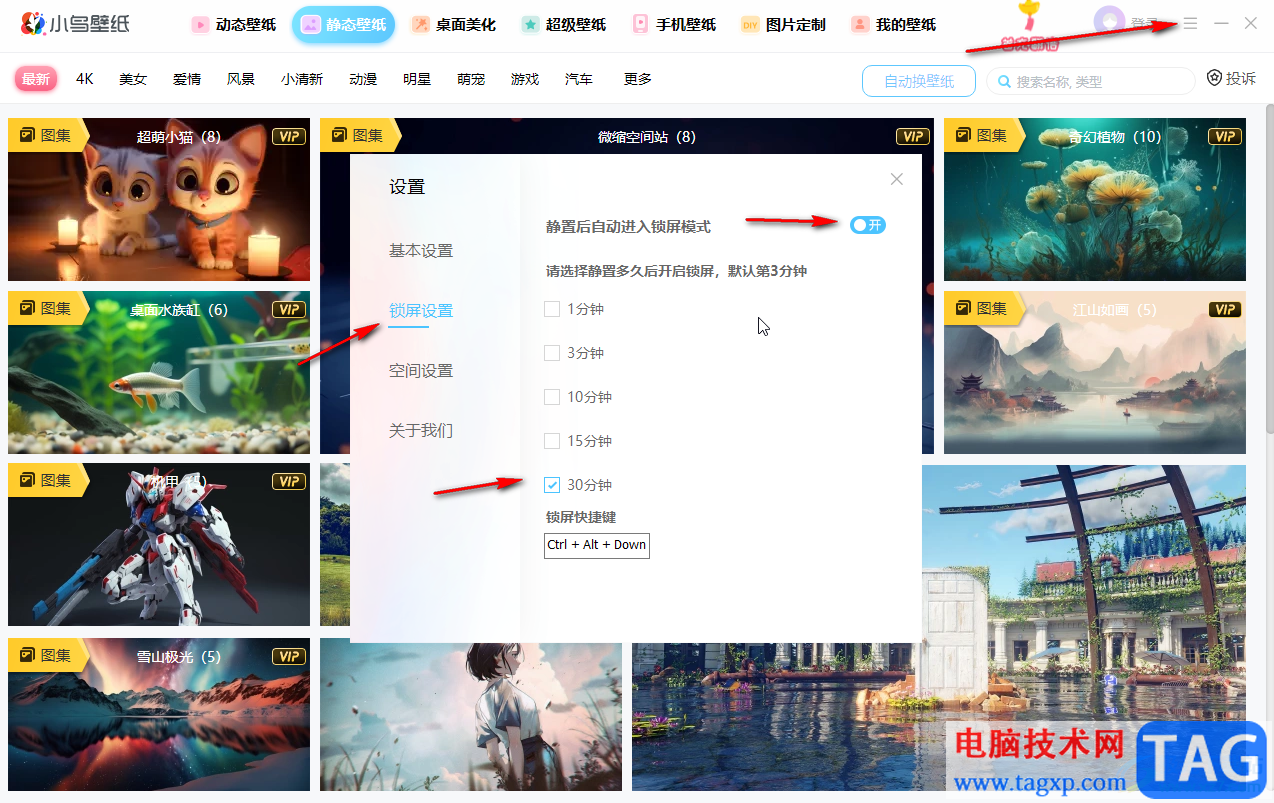 小鳥壁紙?jiān)O(shè)置自動更換鎖屏壁紙的方法教程
