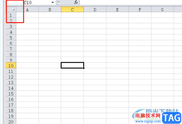?excel改變表格整體底色的教程