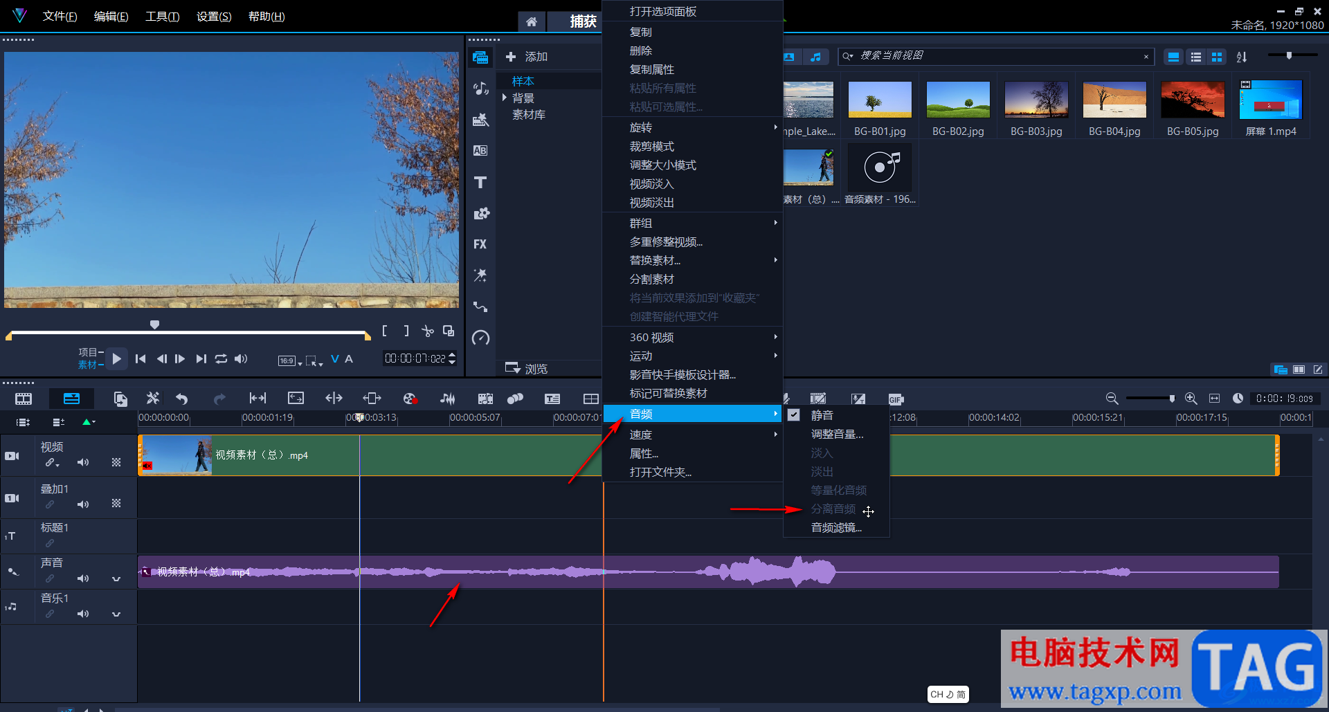 Corel VideoStudio去掉視頻原聲音的方法教程