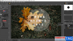gimp去掉圖片上原有的文字的方法