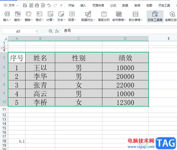 ?wps表格設(shè)置標準列寬的教程