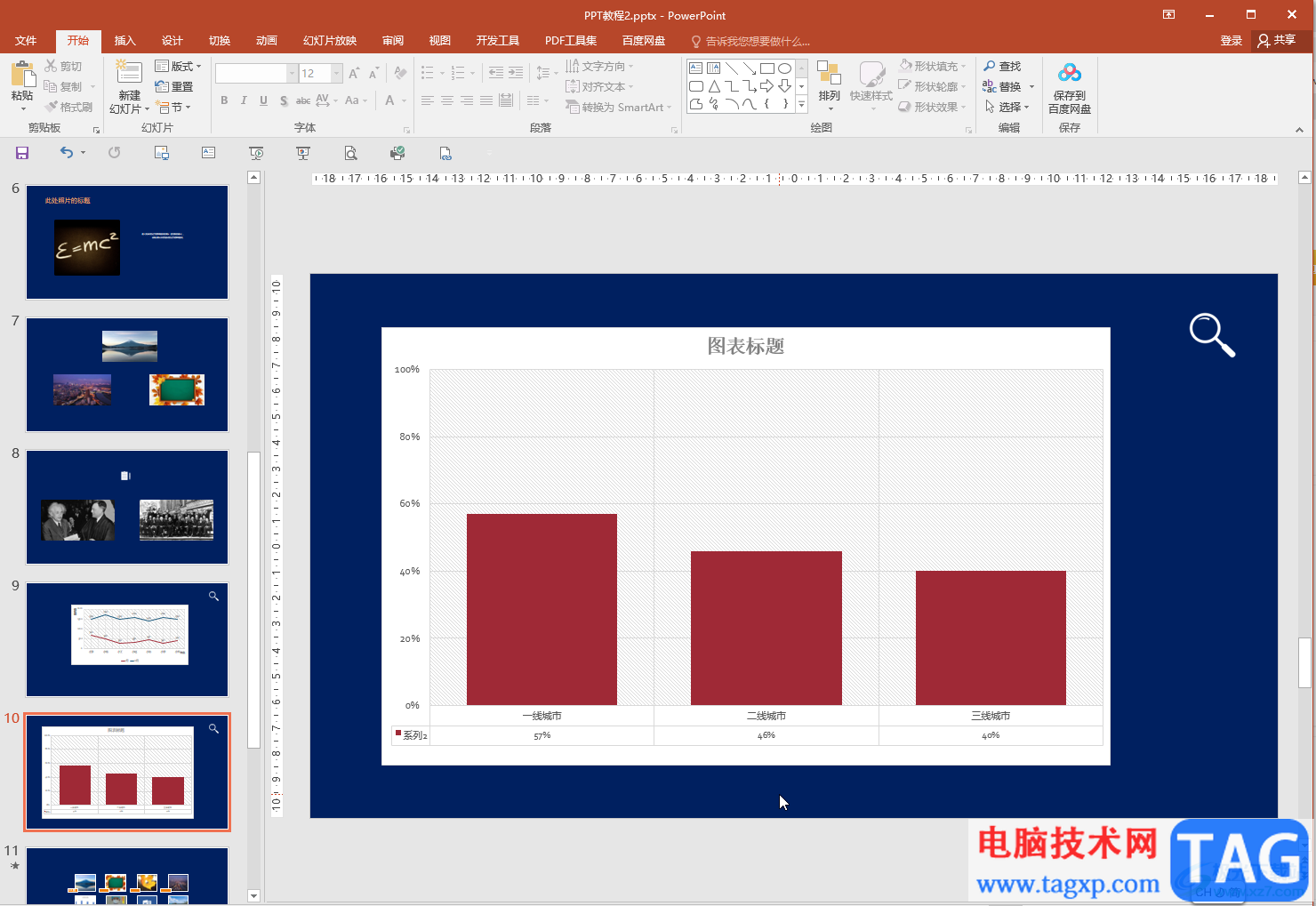 PPT柱形圖中批量將柱形調(diào)寬或調(diào)窄的方法教程