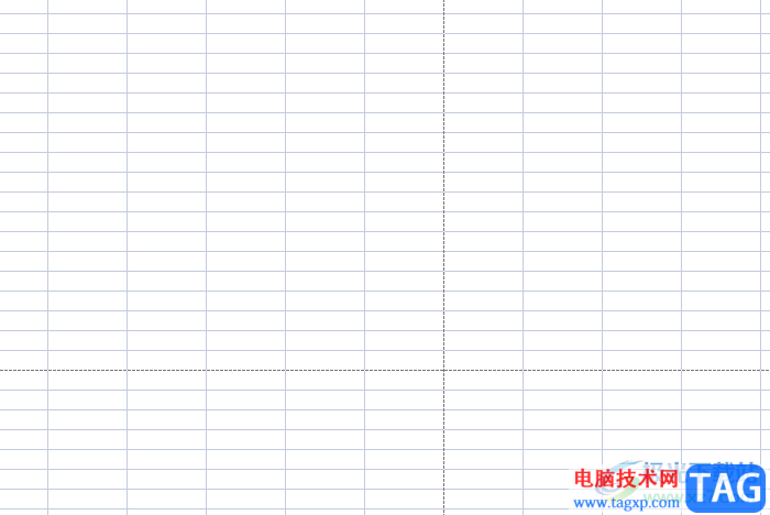 wps表格刪除打印虛線的教程