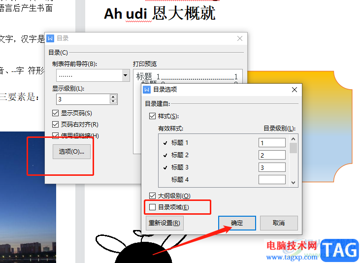 wps中無(wú)編號(hào)級(jí)別文檔生成目錄的教程