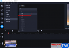 movavi video editor plus添加回聲音效的方法