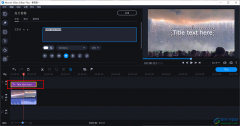 movavi video editor plus添加字幕的方法