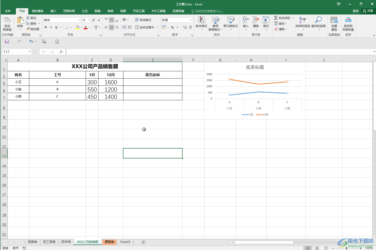 Excel表格根據(jù)內(nèi)容自動調(diào)整使用列寬的方法教程