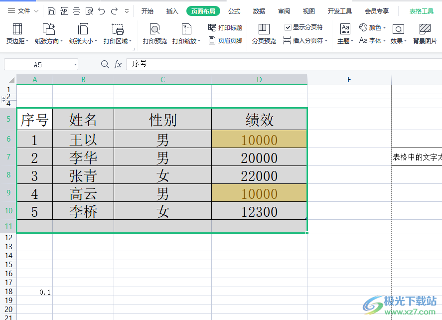 ?wps表格打印出來看不見表頭的解決教程