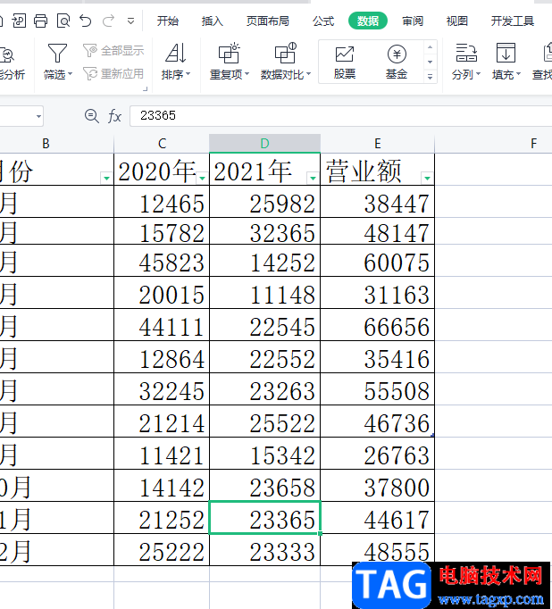 ?wps表格同時(shí)排序多列數(shù)據(jù)的教程