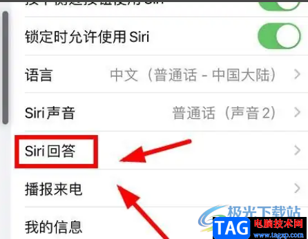 ?iPhone13設(shè)置siri回答的教程