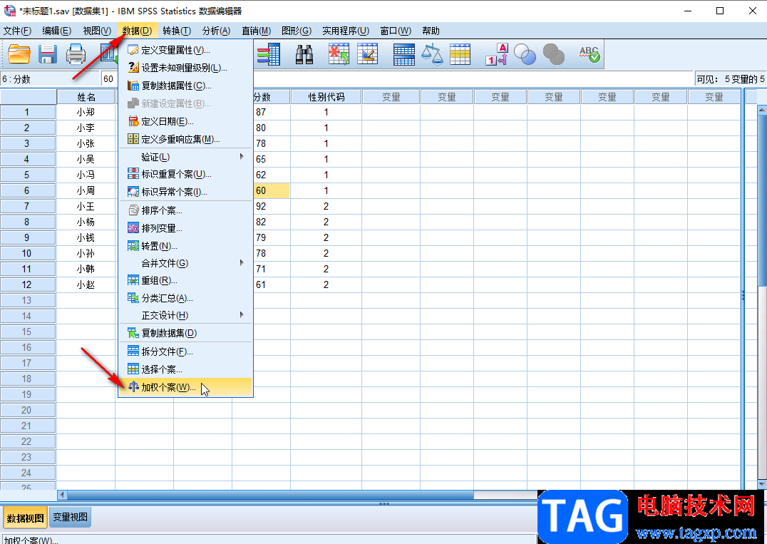 SPSS進行加權(quán)個案操作的方法教程