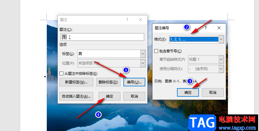 Word添加題注的方法
