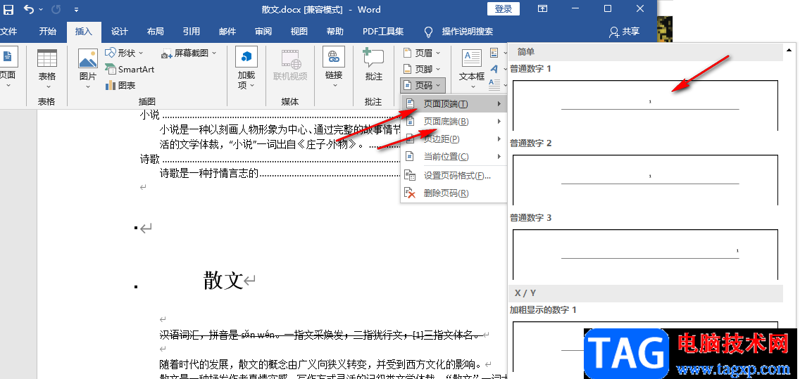 Word刪除頁(yè)碼的方法