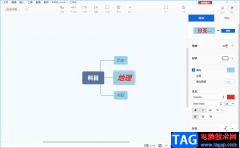 XMind把其中一個(gè)框中的文字設(shè)置紅色的方